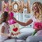 Mother's Day Balloons Rose Gold Mom Balloons Letter Balloon Conjoined Mom Foil Balloon for Mother's Day Themed Party Supplies Mothers Decorations Party Sets-3 PCS
